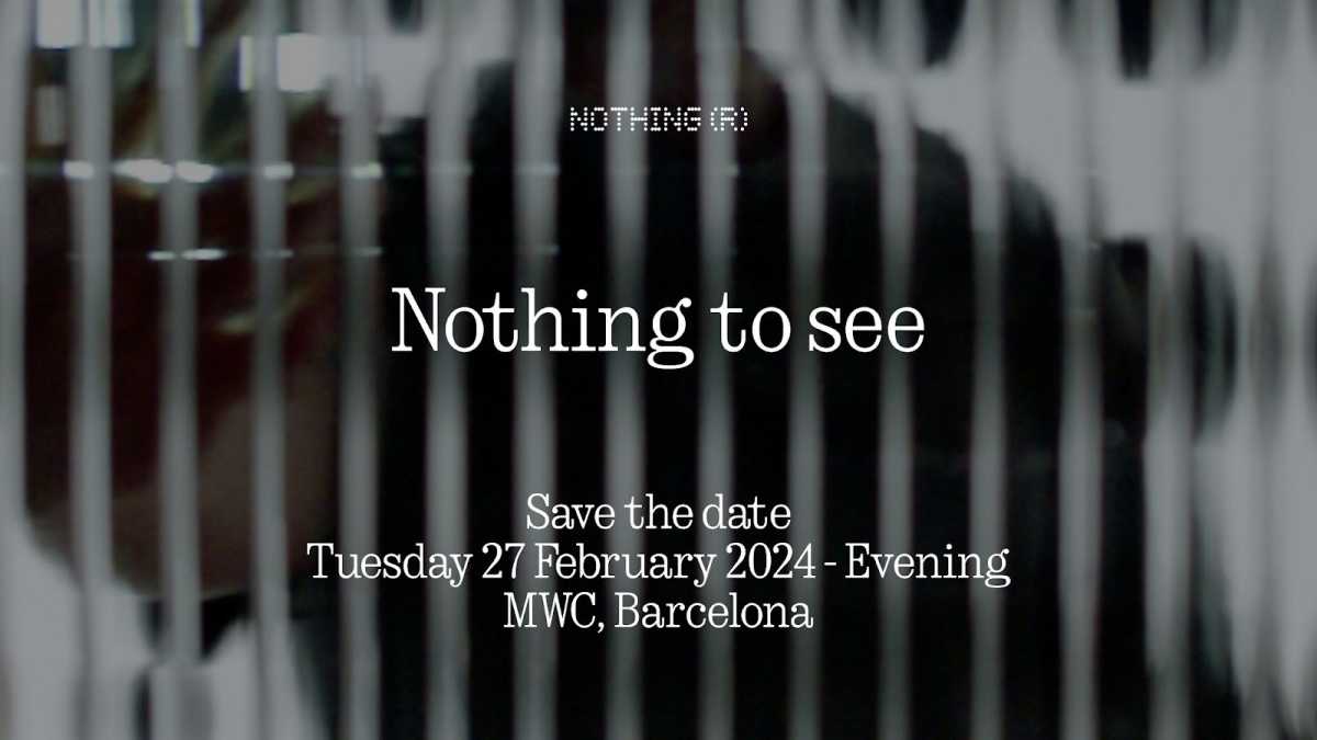 Nothing February 2024 event poster