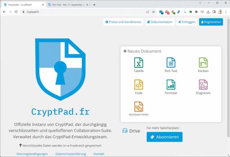 Cryptpad.fr: Online-Office mit Ende-zu-Ende-Verschlüsselung - PC-WELT