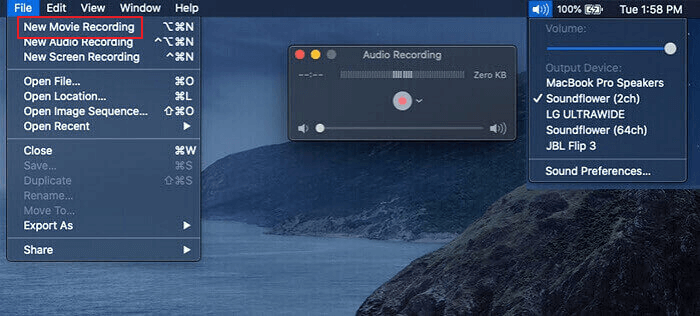 how to record yourself on a mac Quicktime