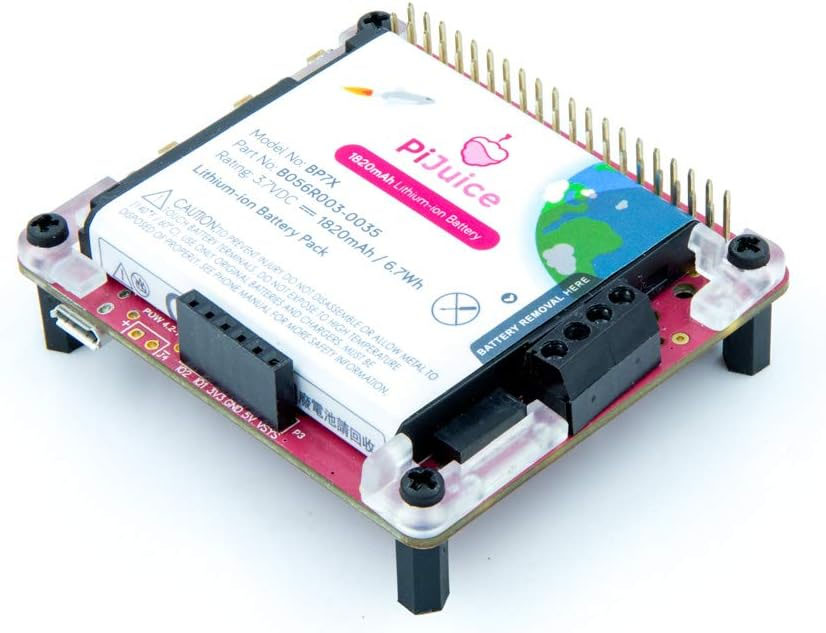 Viel Leistung, die aber ihren Preis hat: Mit diesem HAT spendieren Sie dem Raspberry Pi eine externe Stromversorgung mit großer Kapazität.