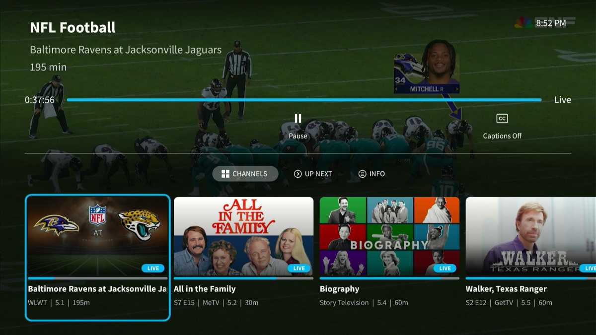 Tablo channel surfing and playback options