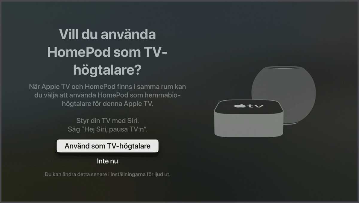 Använd Homepod som högtalare