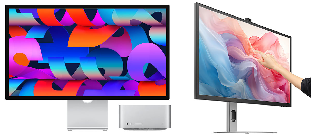 Apple Studio Display vs Alogic Clarity Max Touch monitor