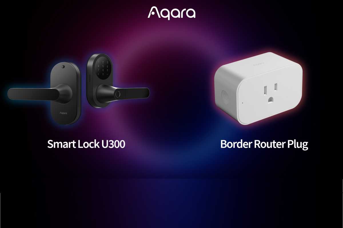 Aqara Smart Lock U300 and Border Router Plug