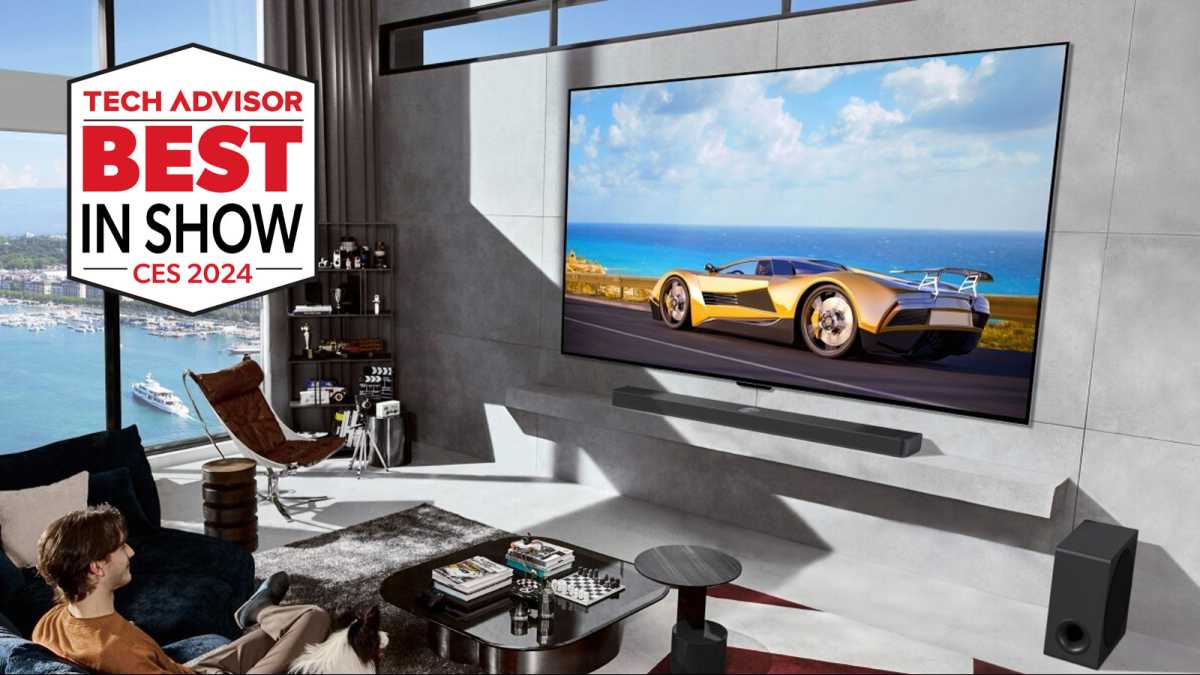 Best of CES 2024 awards LG B4 (M4 shown)