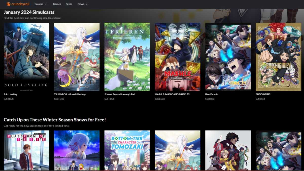 Crunchyroll - free series