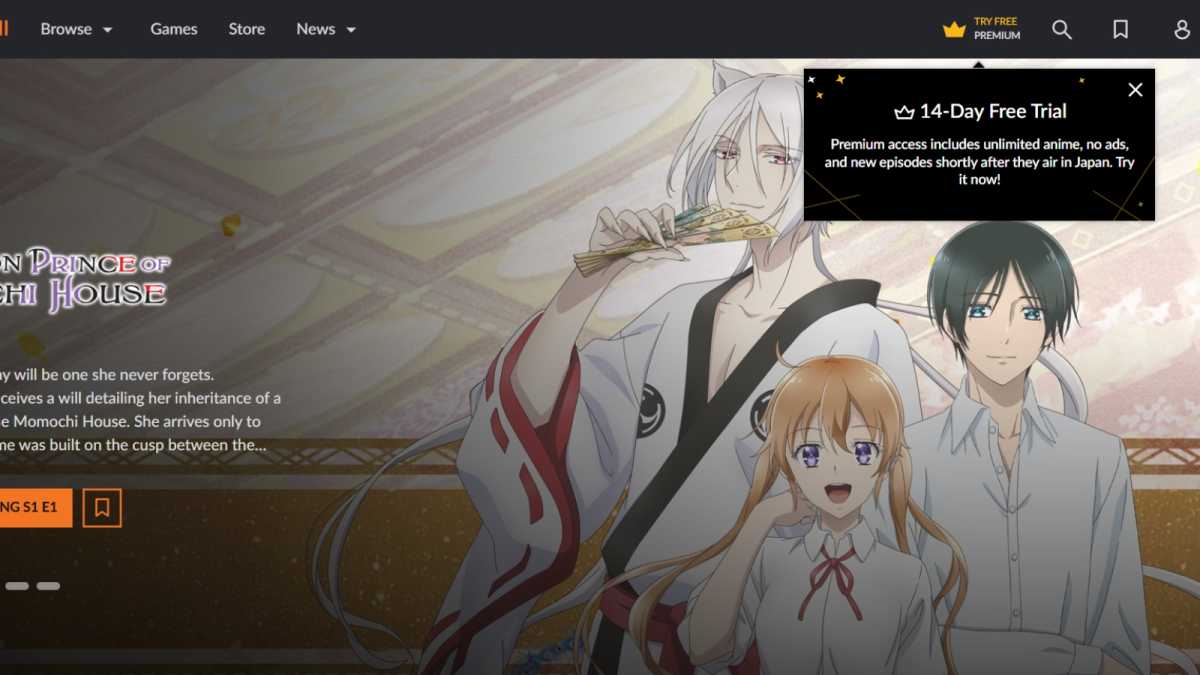 Crunchyroll - home page free trial