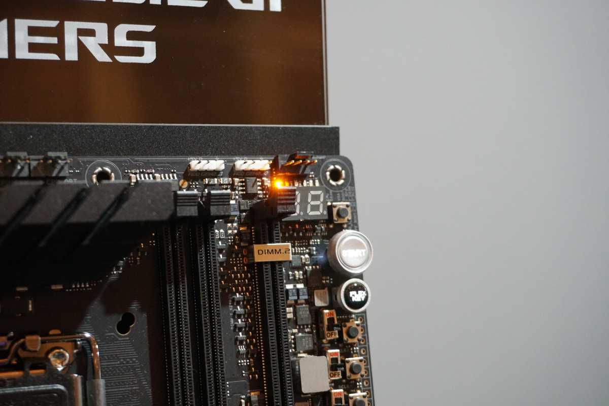 Asus Motherboard DIMM detect