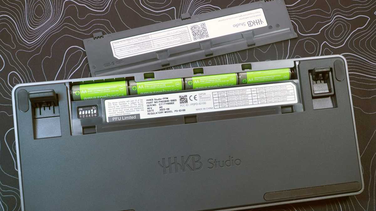 HHKB Studio bottom and battery