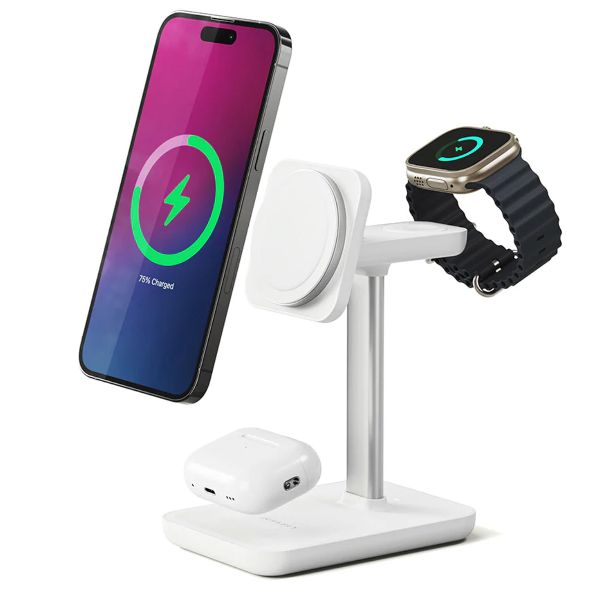 mophie's new 3-in-1 wireless charging stand with MagSafe incorporates an  adjustable height for iPhone