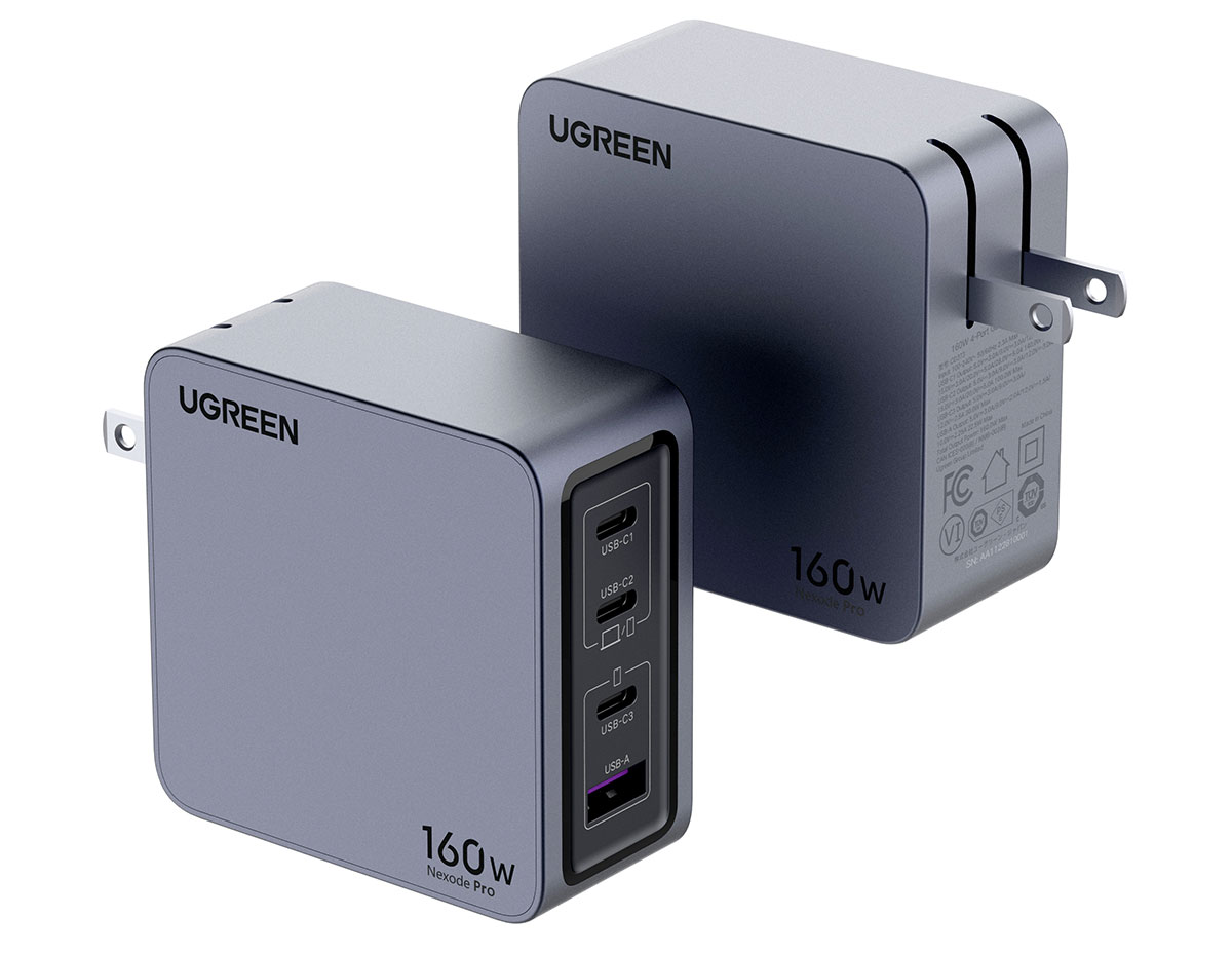 Ugreen Nexode Pro 160W Charger - Best multiport 160W wall charger
