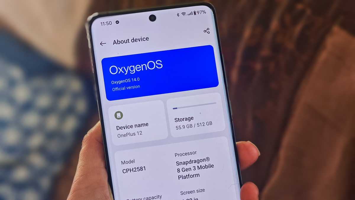 OnePlus 12 OxygrenOS