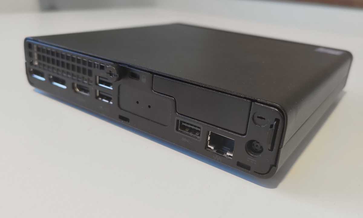 HP Pro Mini 400 G9 baksida