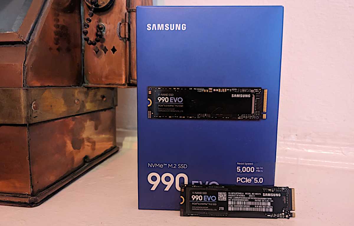 Samsung 990 EVO box and drive