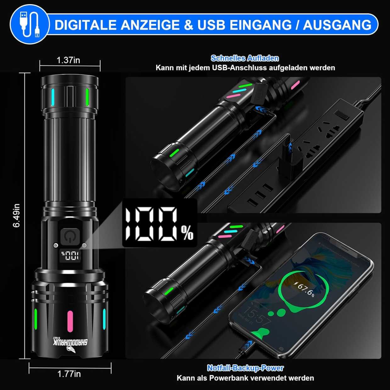 Shadowhawk Taschenlampe Led 10000 Lumen Test Die besten LED-Taschenlampen 2024 - PC-WELT