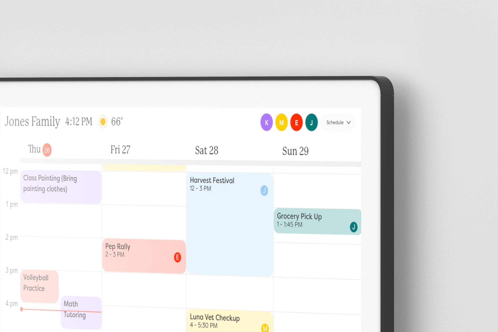 Manage family schedules on the massive Skylight Calendar Max TechHive