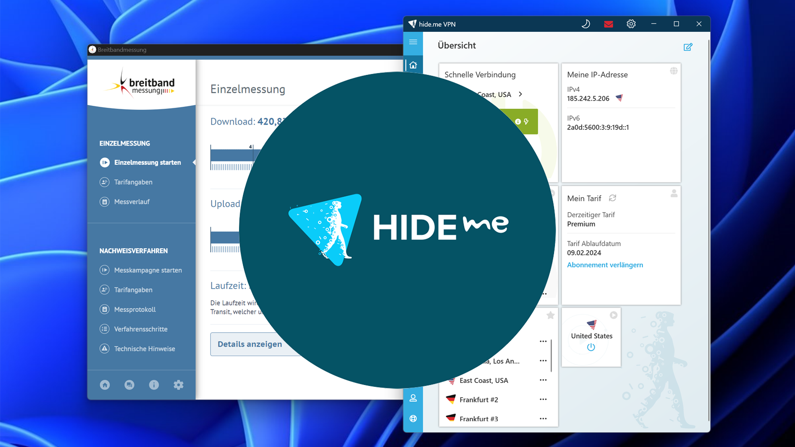 hide.me VPN: Leistung und Preisgarantie überzeugen