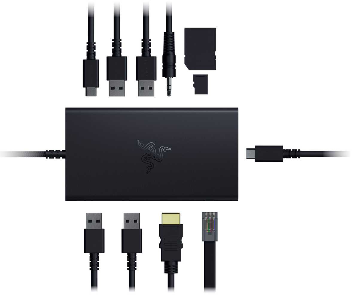 Base Razer USB-C para todos los puertos 