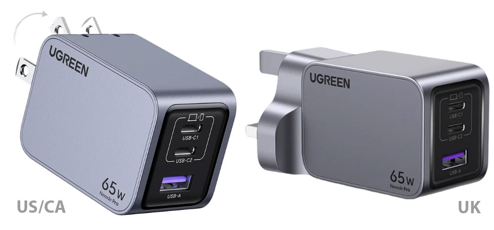 Ugreen Nexode Pro 65W USB-C Charger - Best overall USB-C wall charger