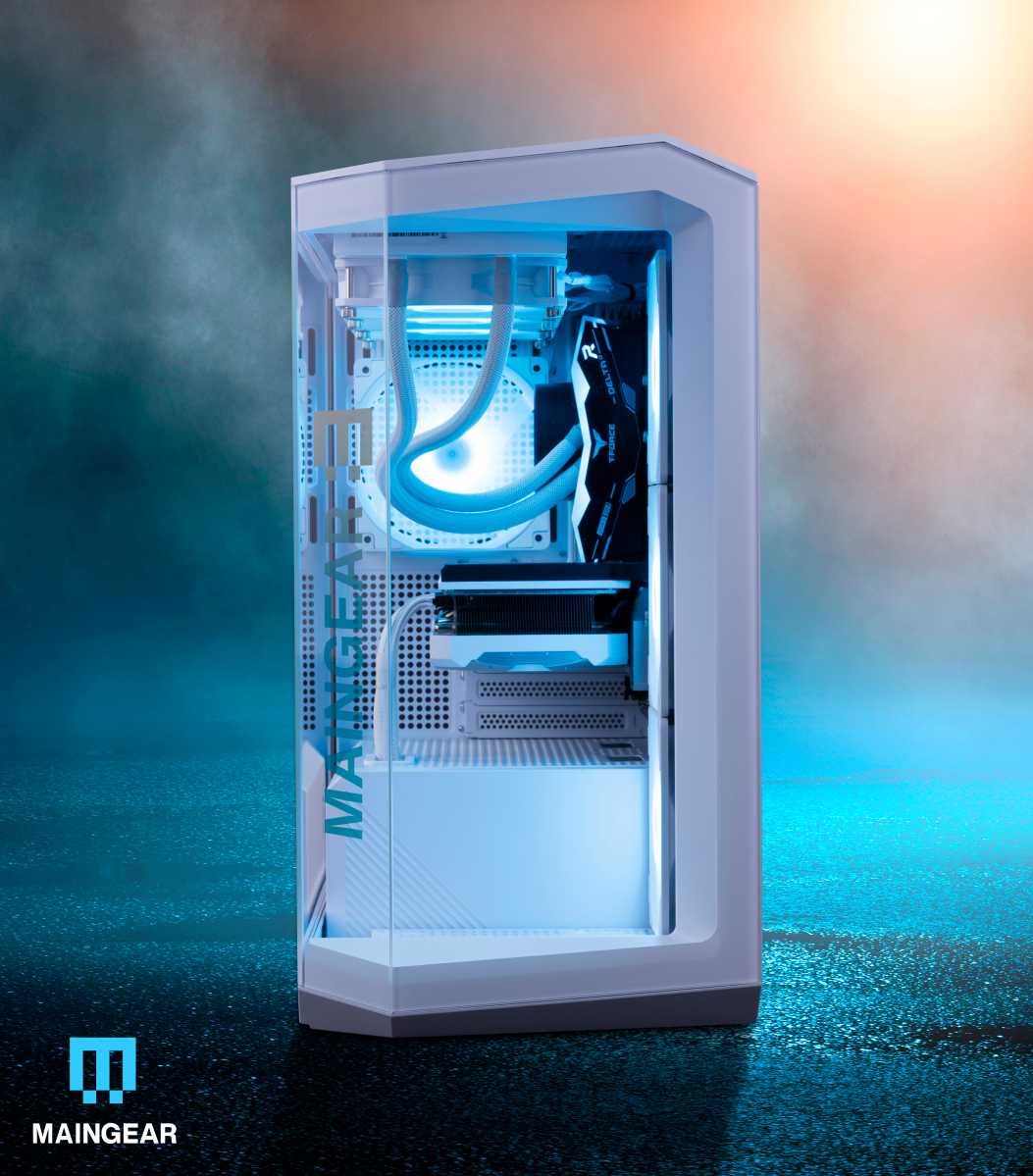 Maingear proyecto cero desde el frente