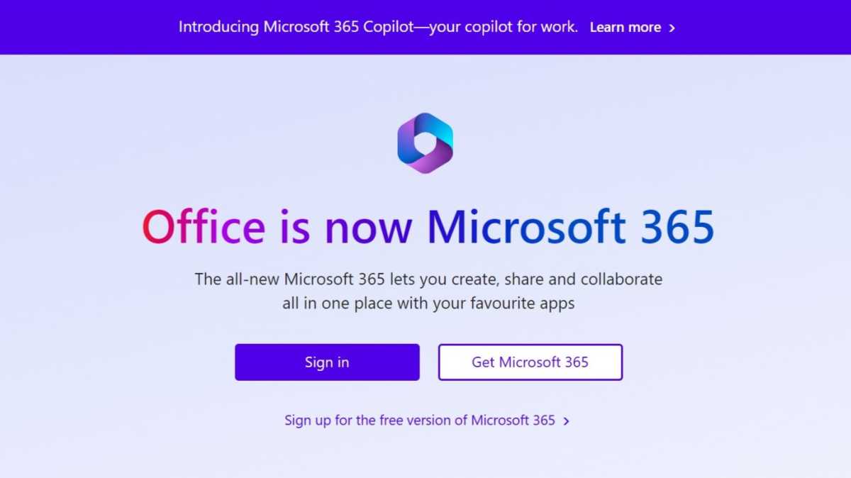 Microsoft 365 on the web