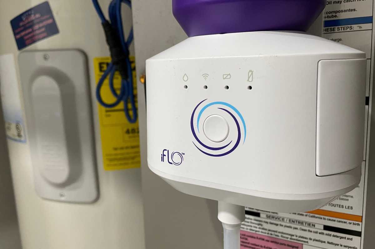 iFlo Smart Automated A/C Drain Line Cleaner dispenser