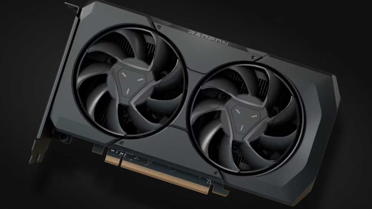 Radeon RX 7600 XT card