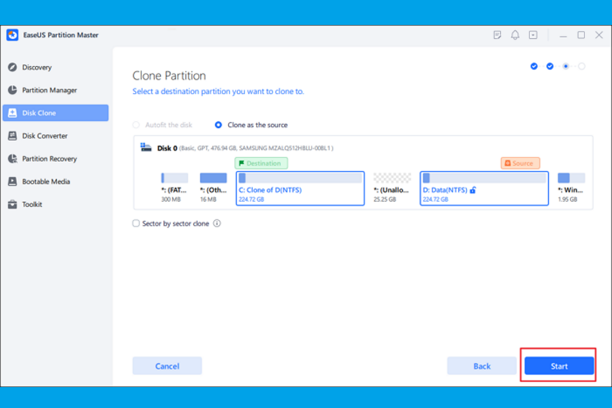 How to clone a HDD to an SSD using Freeware for Windows EaseUS