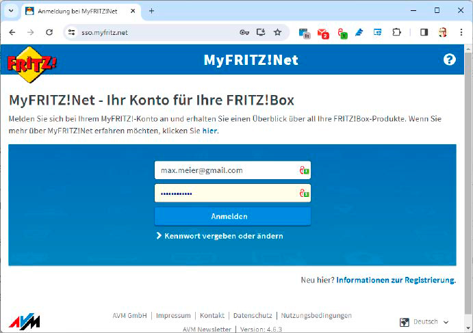 Если вы нажмете Fernzugriff на Fritzbox и на сайте www.myfritz.net ничего не будет полезно, вы не будете активны.  Jeder Zugangspunkt zu Ihrer IT vergrößert die Angriffsfläche für Hacker.