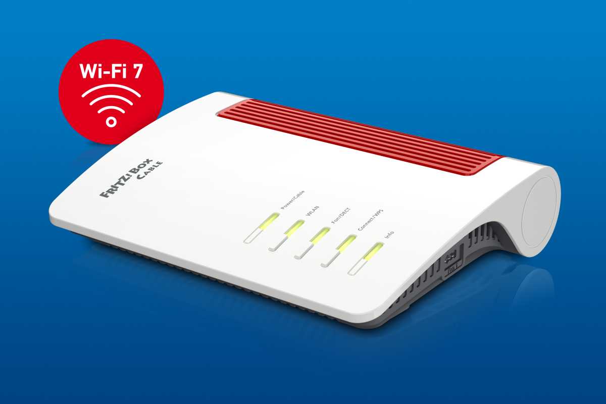 Die Fritzbox 6670 Cable funkt per Wi-Fi 7, aber nicht über die für hohes Tempo wichtige 6-GHz- Frequenz. Mit Zigbee und künftig Matter unterstützt sie dafür aber die wichtigsten Standards für Smart Home. 