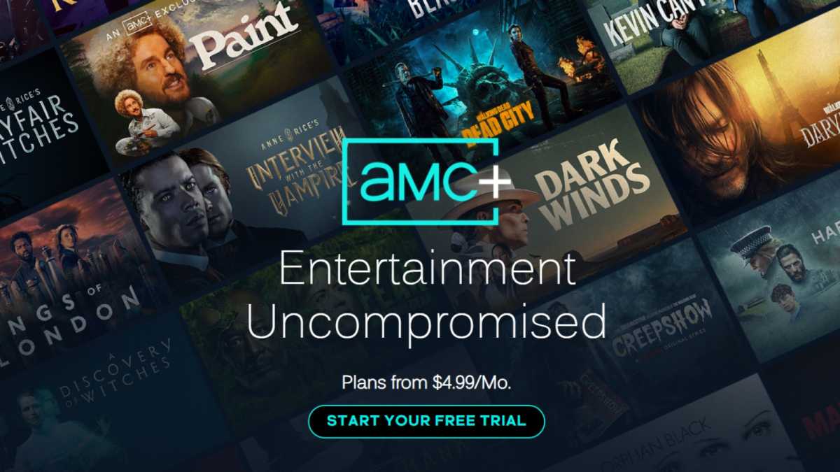 AMC+ Click on the Start your free trial