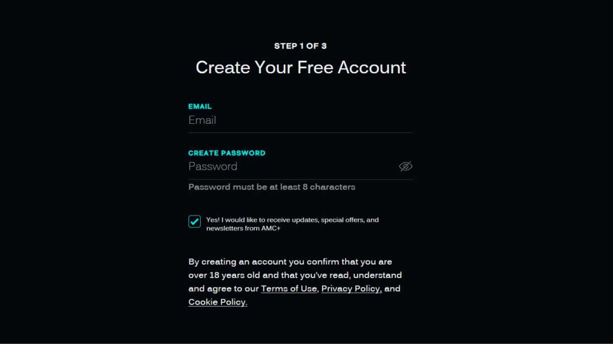 AMC+ Create your free account