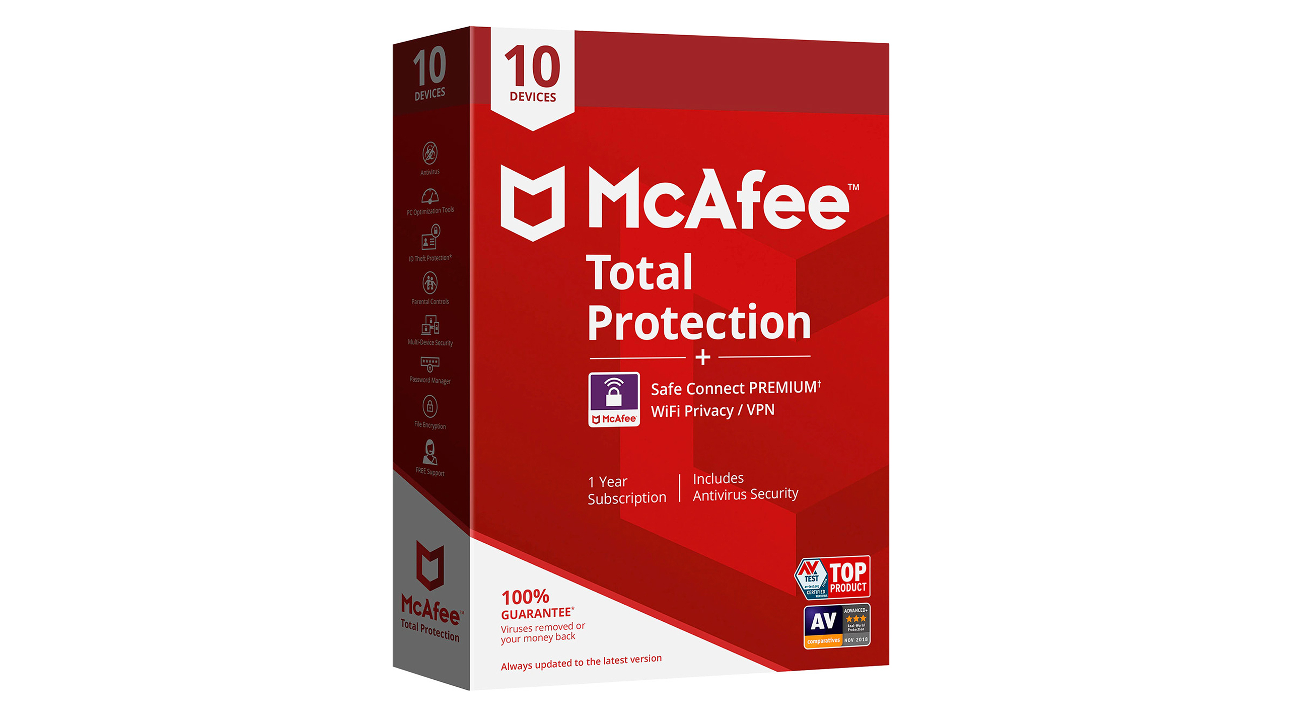McAfee Total Protection: Många bra verktyg till rätt pris