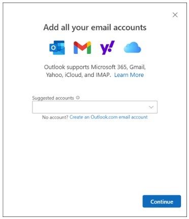 Outlook add email