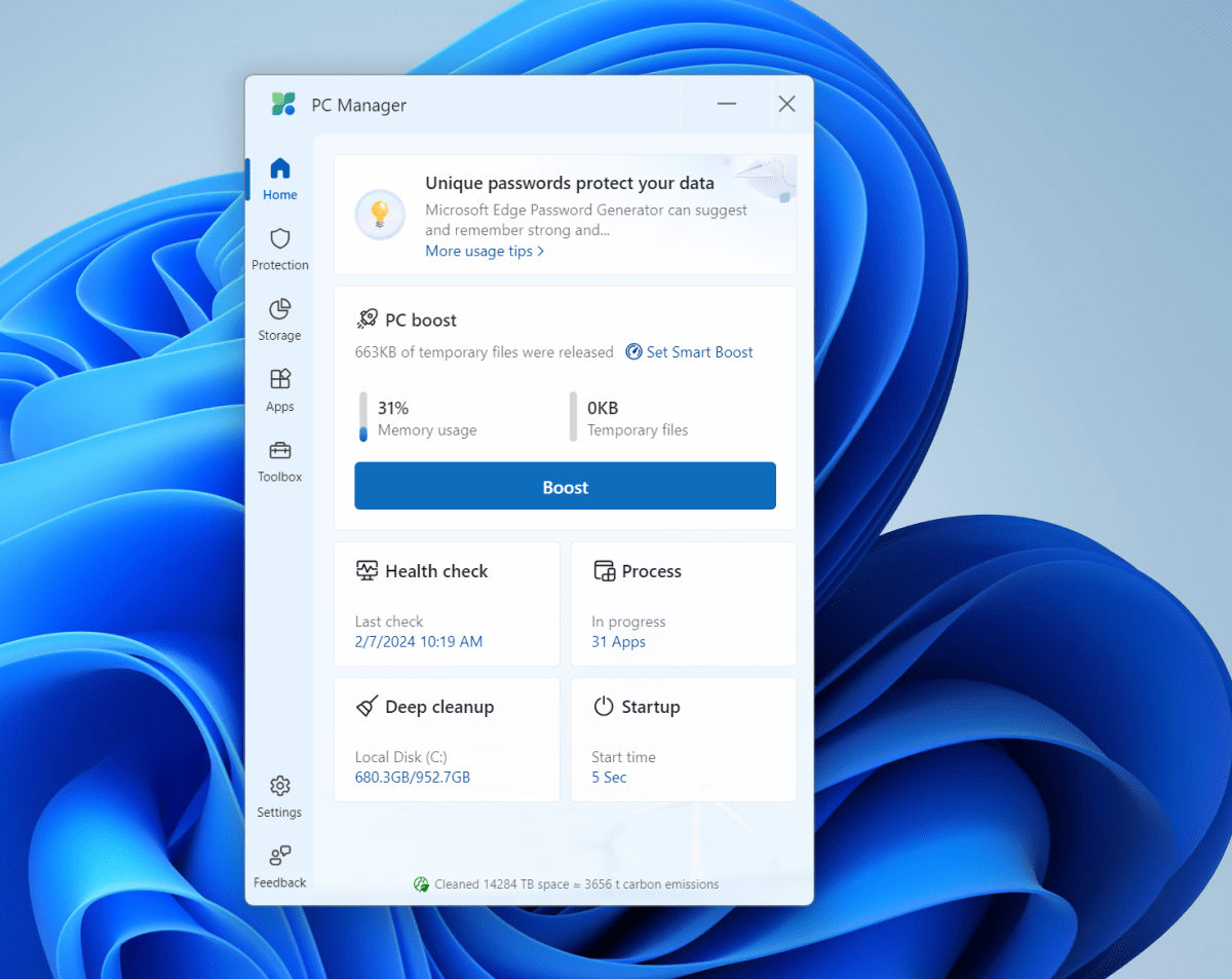 How to use Microsoft's free PC Manager for a digital spring cleaning