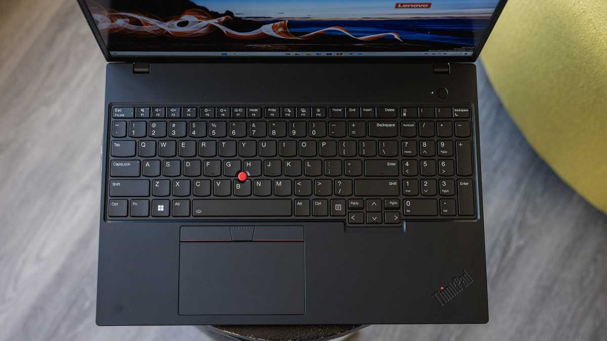 ThinkPad T16 keyboard