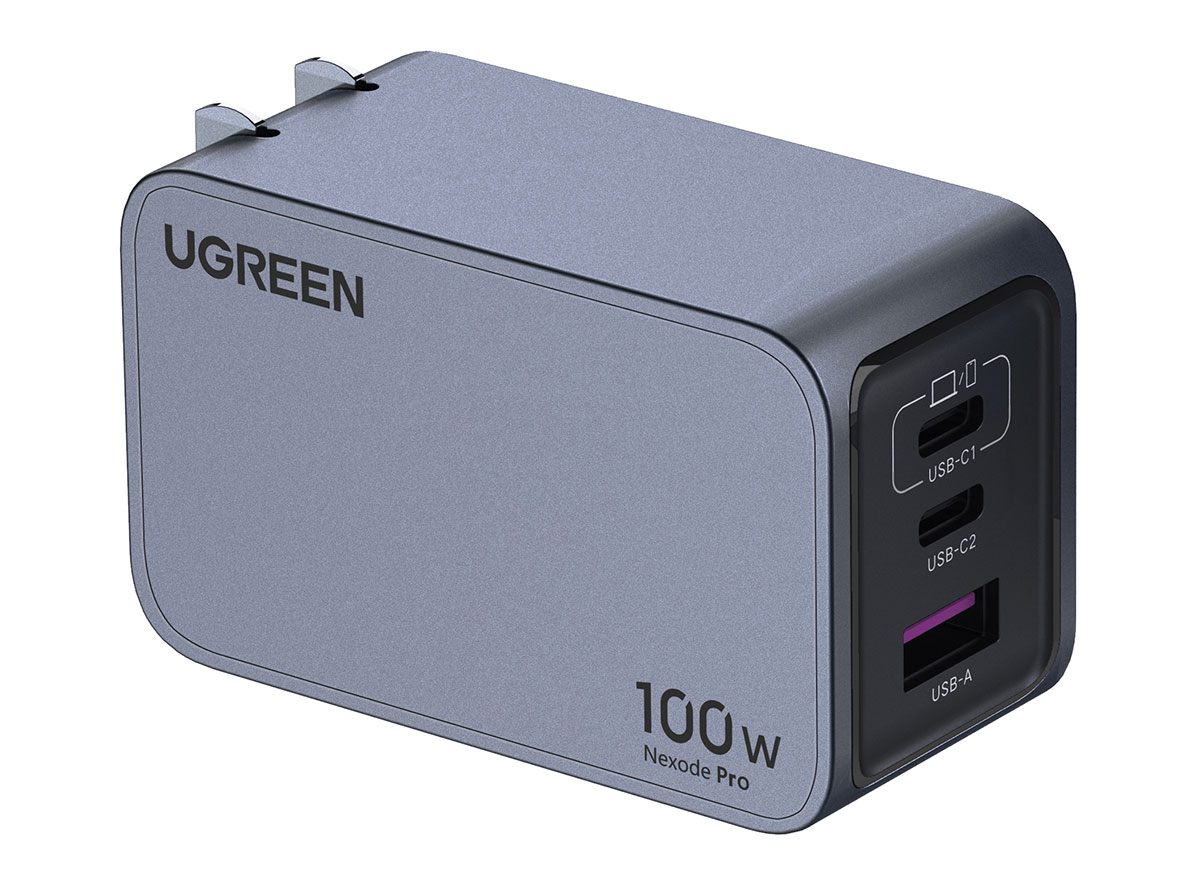 UGREEN 100W USB C Charger, Nexode 4-Port GaN Foldable Compact Wall