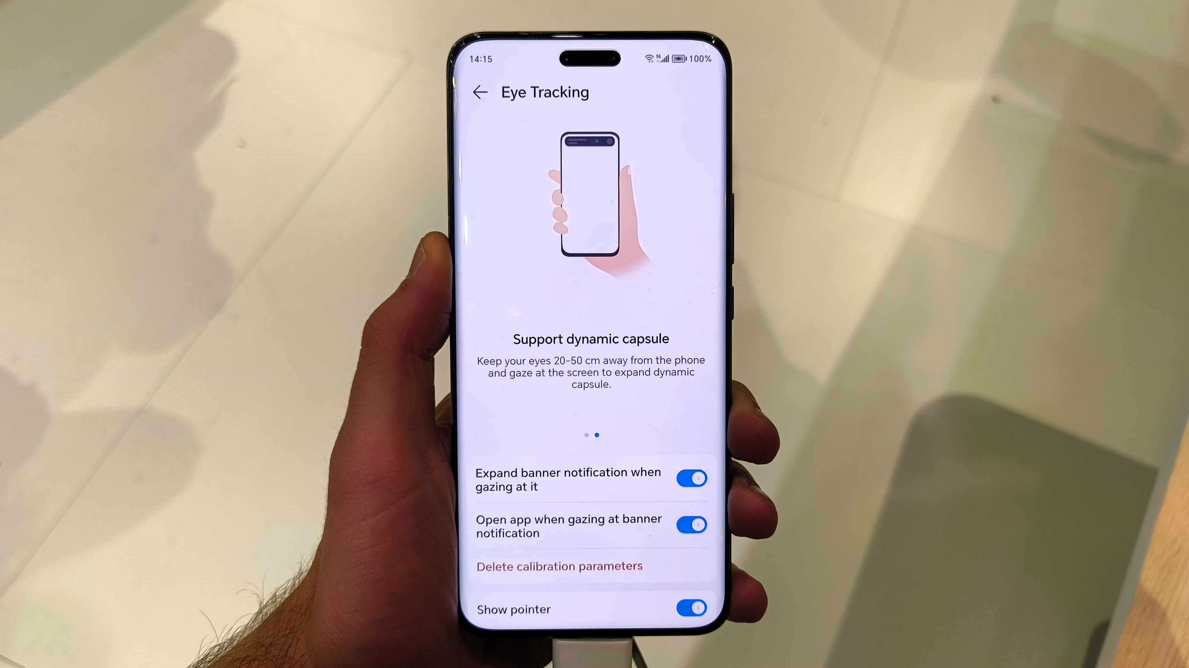 Honor Magic 6 Pro Eye Tracking