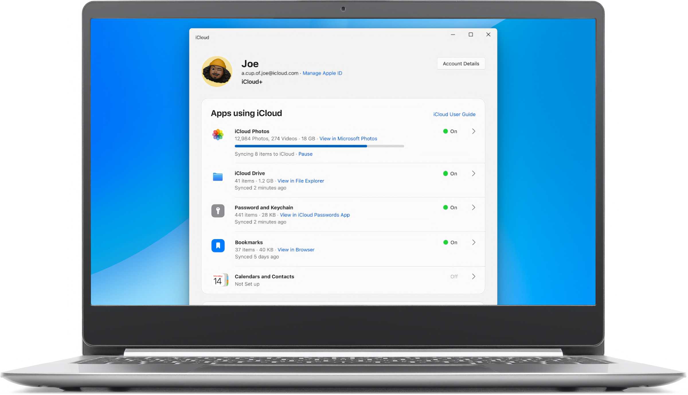 iCloud for Windows