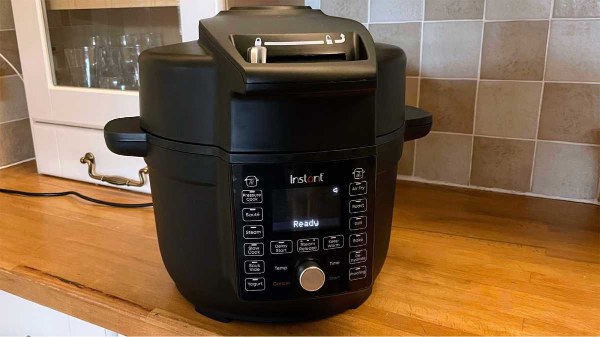 Instant Pot Duo Crisp on the kitchen counter