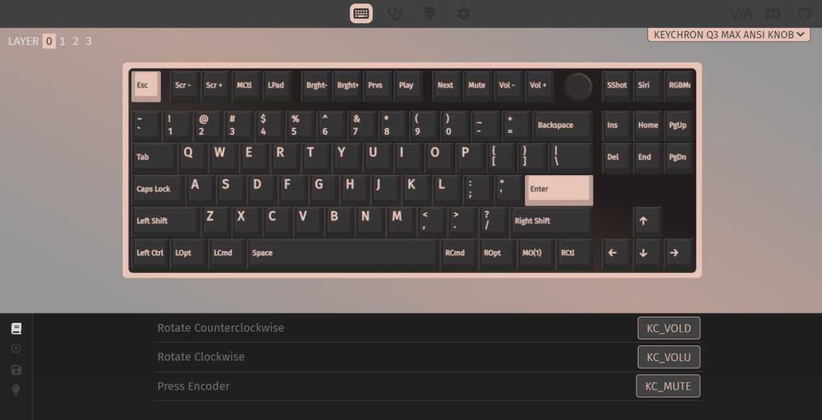 Keychron Q3 Max VIA programming