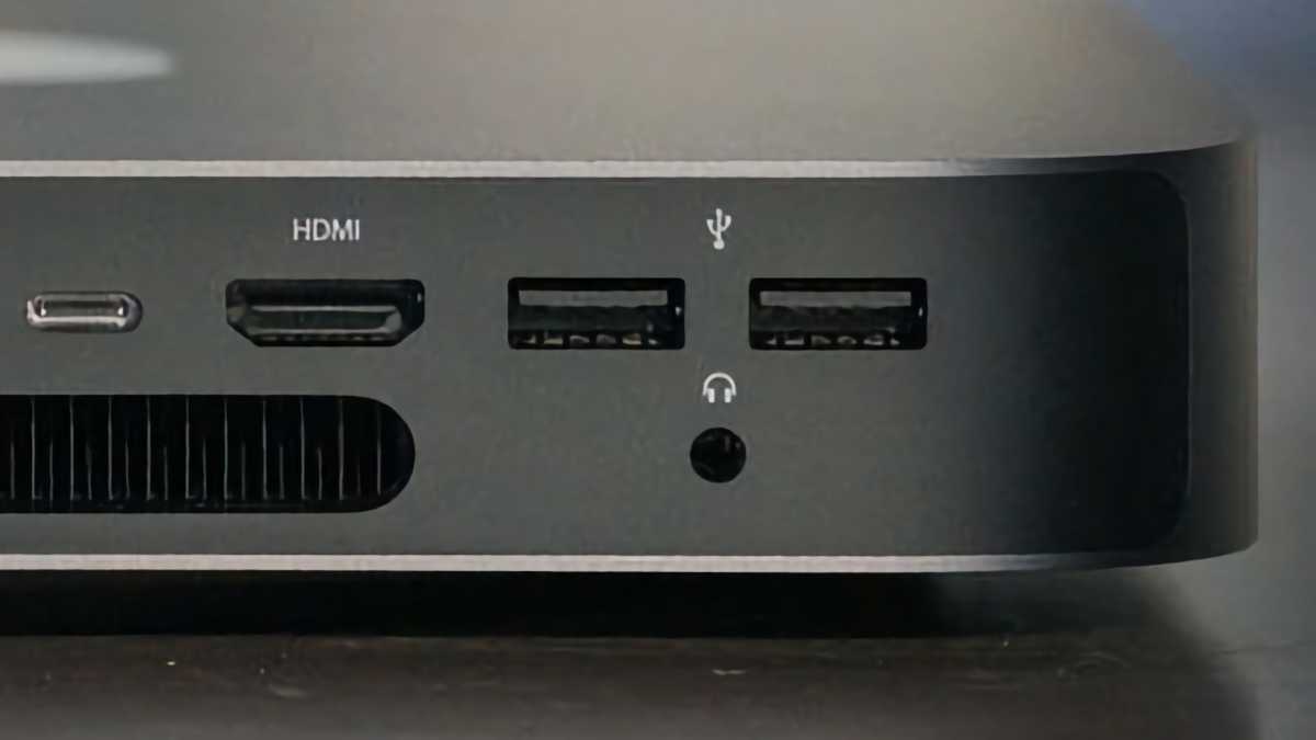 M2 Pro Mac mini USB-A ports