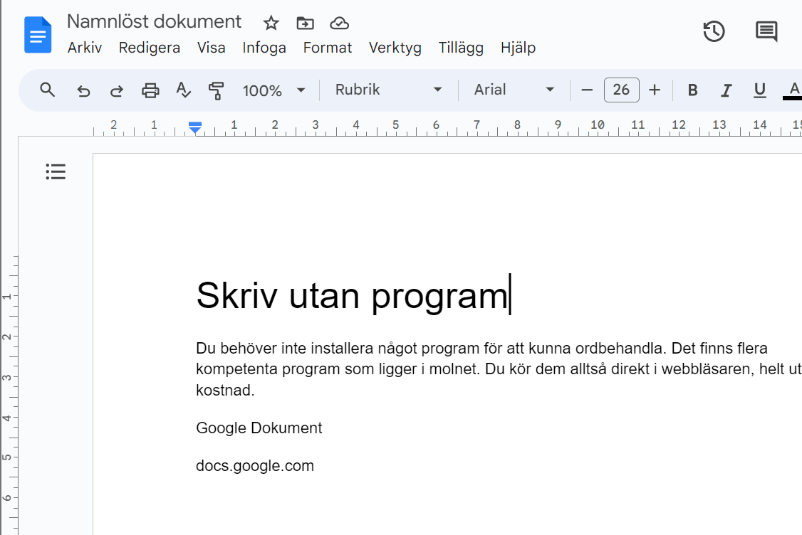 Google Dokument