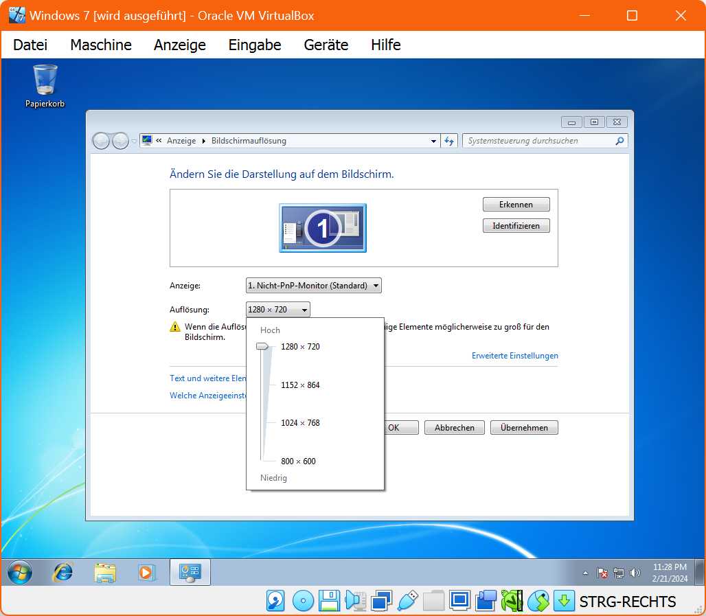 Nach der Installation passen Sie Windows 11 an Ihre Vorgaben und Gewohnheiten an. Sie sollten auf jeden Fall die Bildschirmauflösung ändern.