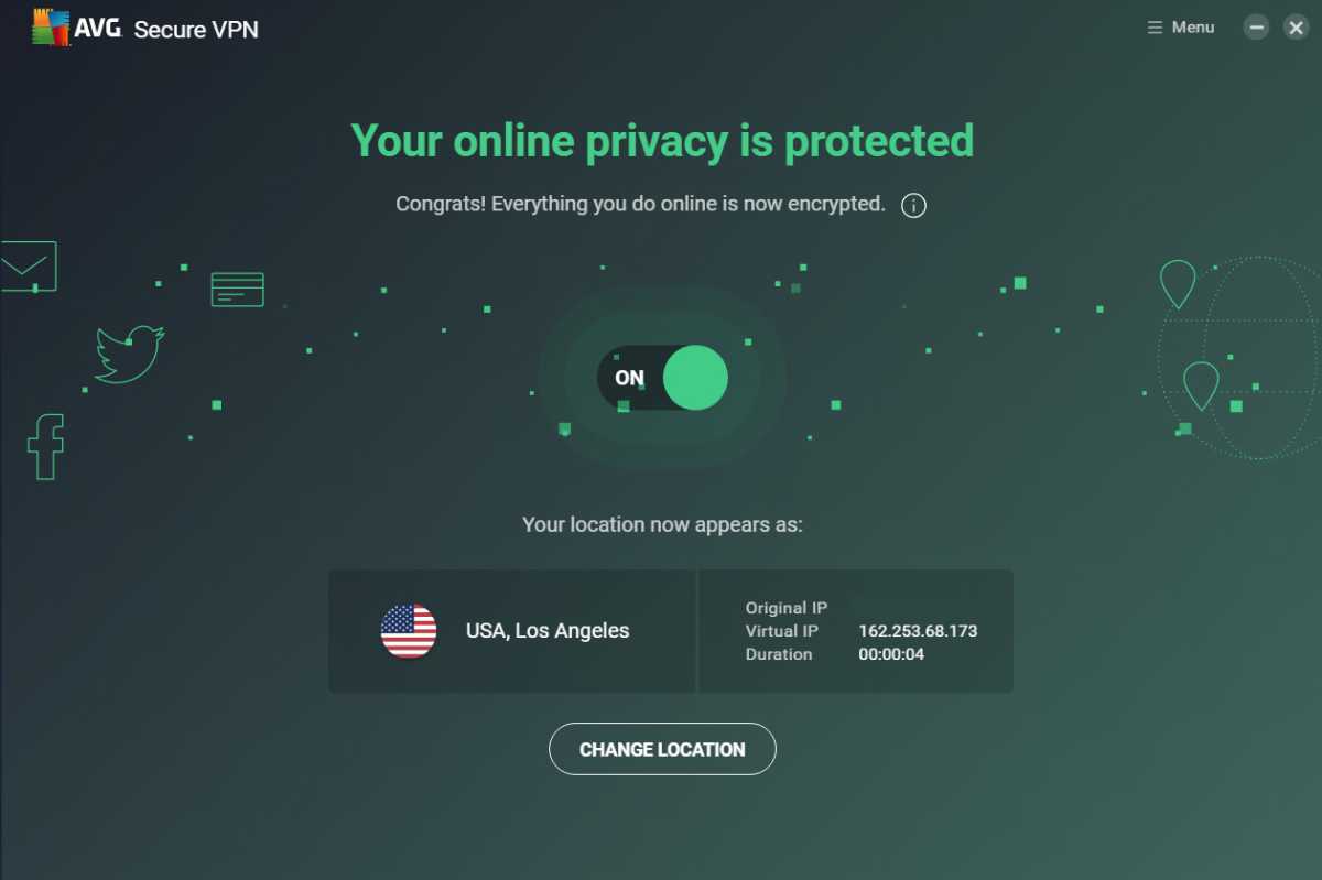 AVG VPN segura