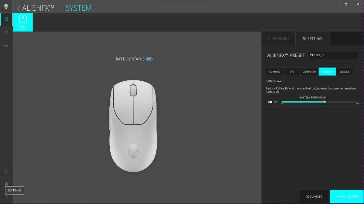 Alienware Pro Wireless gaming mouse