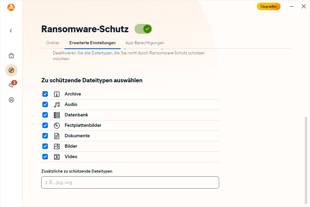 Avast One Ransomware-Schutz