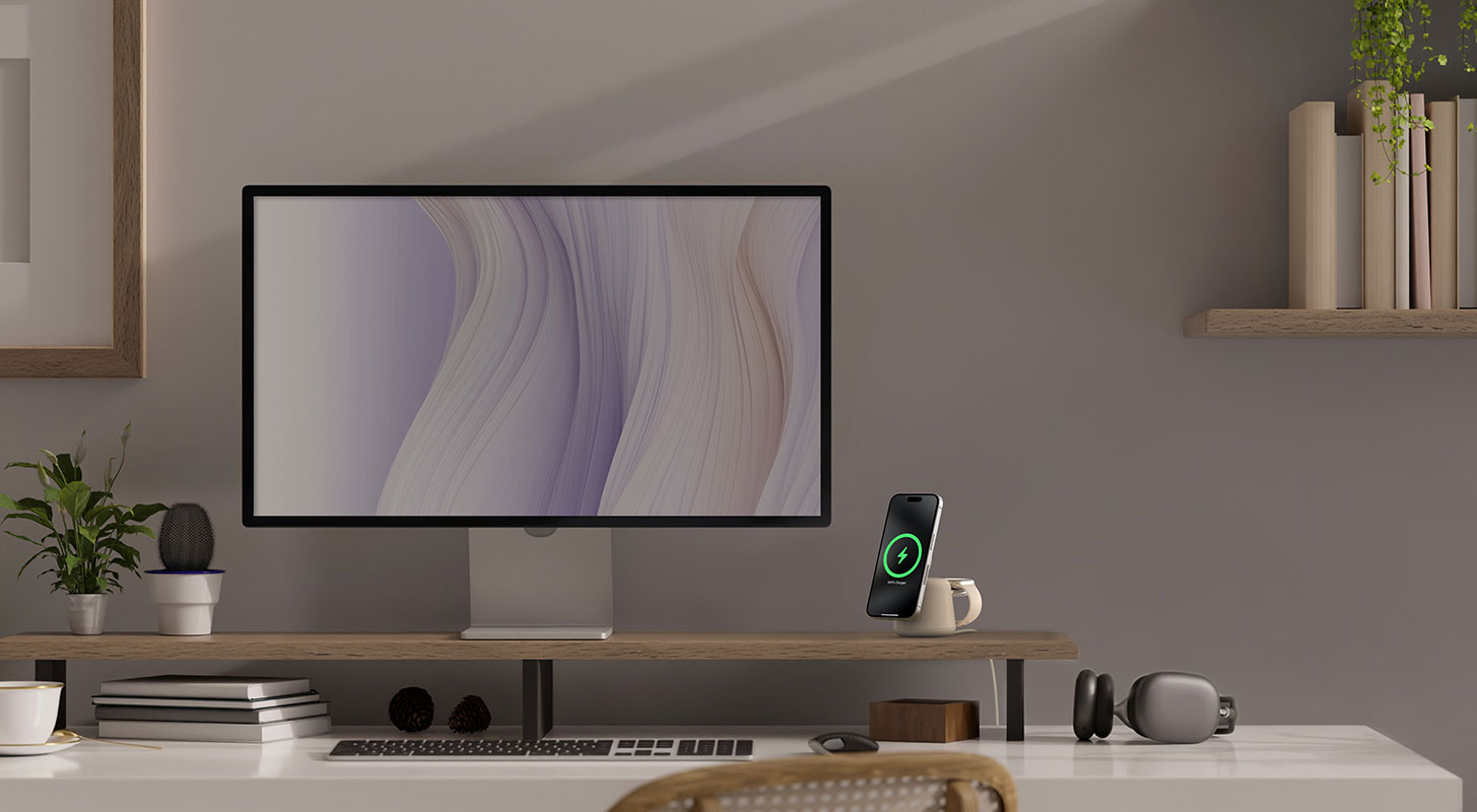 Belkin BoostCharge Pro 2-in-1 Dock with MagSafe home