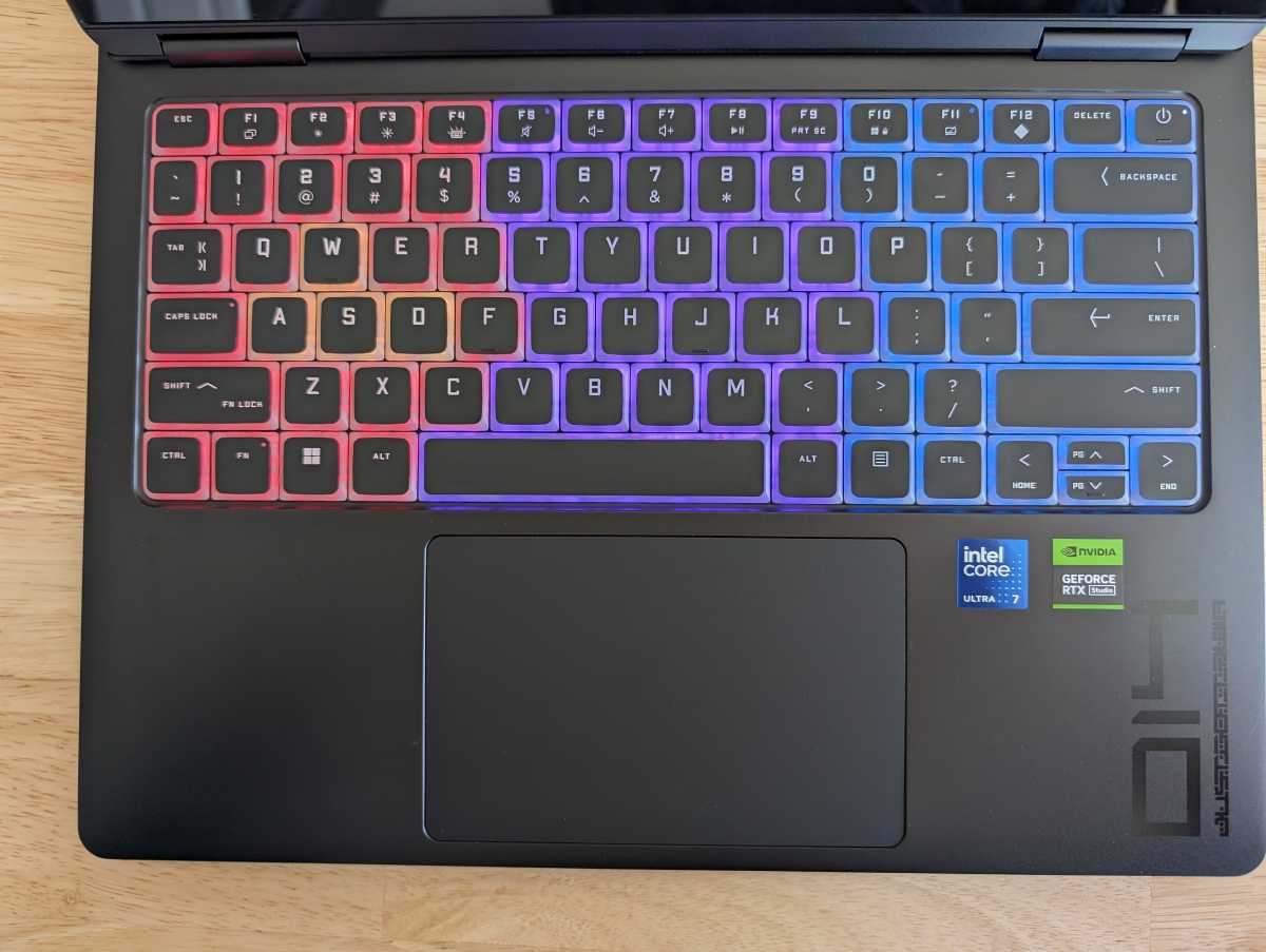 HP Omen Transcend keyboard