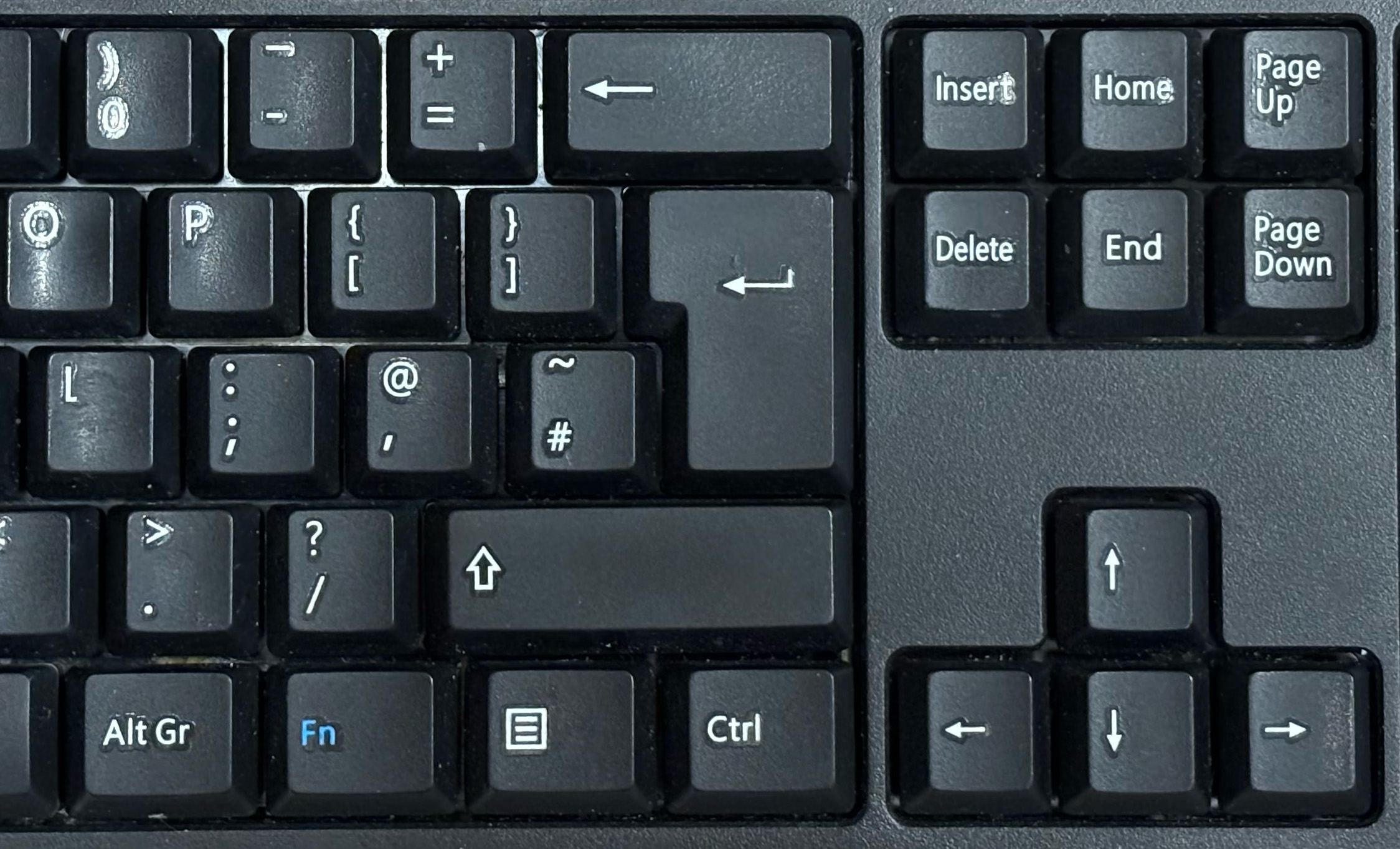 Pound key on UK PC keyboard layout